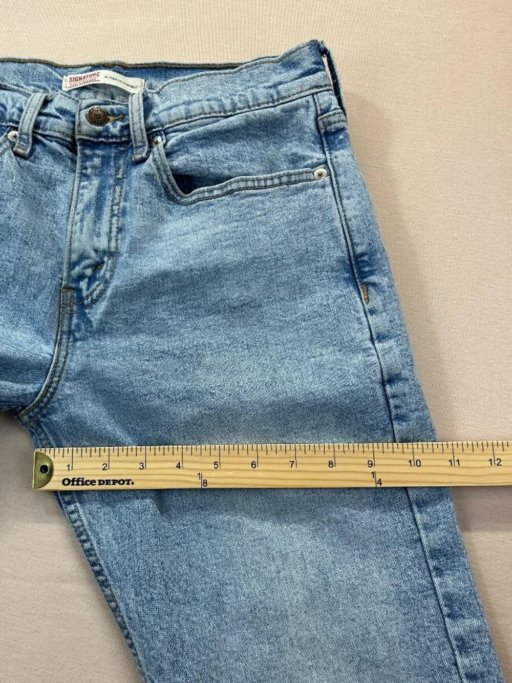 Signature By Levi Strauss Jeans Mens Size 29x32 Blue Denim Authentic Straight
